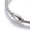 304 Stainless Steel Charms Bangles BJEW-P258-07-2