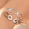 304 Stainless Steel Cuff Rings FS-WGFBCF4-04-1
