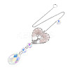 Natural Rose Quartz Big Pendants X-G-N333-008C-1