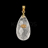 Natural Mixed Gemstone Pendants G-K385-12G-2