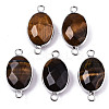 Natural Tiger Eye Links/Connectors G-T131-102-18-1