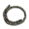 Natural Green Wood Lace Stone Wooden Jasper Beads Strands G-Z111-A15-02-5