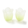 3-Petal Opaque Acrylic Bead Caps SACR-D007-08B-1