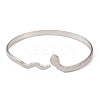 Non-Tarnish 304 Stainless Steel Bangles LS-BJEW-P290-01P-2