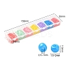 3500Pcs 7 Colors 12/0 Baking Paint Glass Round Seed Beads SEED-YW0001-26-3