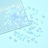 120Pcs 2 Colors Baking Paint Imitation Jade Glass Beads DGLA-FS0001-21B-7