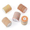 5 Rolls 5 Colors 4-Ply Polycotton Cord with Metallic Thread OCOR-TA0003-07-2