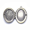 Brass Locket Pendants LS-KK-F717-16AB-NR-3
