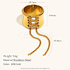 316 Surgical Stainless Steel Cuff Open Rings FS-WG81EDE-02-2