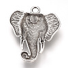 Tibetan Style Alloy Big Pendants X-TIBEP-T002-138AS-RS-2