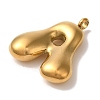 Ion Plating(IP) 304 Stainless Steel Pendants X-STAS-M017-08G-01-2