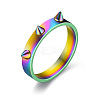 201 Stainless Steel Finger Rings FS-WG9177F-15-1