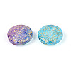 Baking Paint Transparent Glass Beads DGLA-N018-28-2