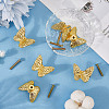 Butterfly Zinc Alloy Drawer Pull Handles FIND-WH20007-71G-3