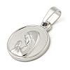 Non-Tarnish 304 Stainless Steel Pendants STAS-B071-02G-12P-2