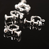 Brass Screw Clip Earring Converter EC143-S-2