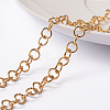 3.28 Feet Ion Plating(IP) 304 Stainless Steel Rolo Chains X-CHS-H007-31G-1