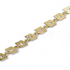 Two Loops Alloy Wrap Bracelets BJEW-T012-003-2