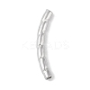 304 Stainless Steel Curved Tube Beads LS-STAS-M071-03H-P-2