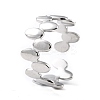 Tarnish Resistant 304 Stainless Steel Finger Rings RJEW-L102-02P-3