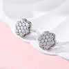 Brass Stud Earrings EJEW-D288-15P-5