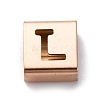 Ion Plating(IP) 304 Stainless Steel Square Slide Charms STAS-L132-23L-RG-1