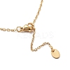 Ion Plating(IP) Butterfly Pendant Necklaces NJEW-Q335-04A-G-3