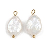 Natural Freshwater Pearl Keshi Pearl Pendants STAS-D378-06B-G-1