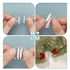 12Pcs 3 Colors Alloy Bikini Clips FIND-PH0018-50-4