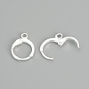Brass Huggie Hoop Earring Findings LS-KK-R071-08S-2