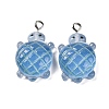 Gradient Color & Luminous Opaque Resin Pendants LS-RESI-S011-01A-1
