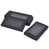 Rectangle Paper Biscuit Boxes with Clear Window CON-WH0107-01B-1