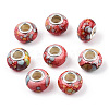 Opaque Resin European Beads RPDL-T003-09D-3