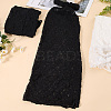 2 Pairs 2 Colors Polycotton Leg Sleeves AJEW-CY0001-29-7