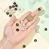 24Pcs 24 Styles Light Gold Plated Alloy Enamel Pendants ENAM-FS0003-87-4