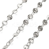 304 Stainless Steel Flower Link Chains CHS-A016-66A-P01-1