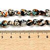 Spray Printed Synthetic Turquoise Beads Strands TURQ-P002-01A-04-5