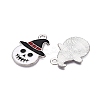 Halloween Theme Alloy Enamel Pendants ENAM-T020-08C-1