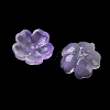 Dyed & Heated Gradient Color Glass Bead Cap GLAA-D307-01G-2