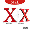 Acrylic Mirror Wall Stickers Decal DIY-CN0001-13B-X-2