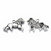 Tibetan Style Alloy Pendants TIBEP-N009-36AS-RS-2