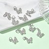 SHEGRACE Brass Pave Clear Cubic Zirconia Pendants XGRQ3Q974-628P-B-4