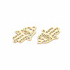 Rack Plating 201 Stainless Steel Filigree Connector Charms STAS-T057-38G-3