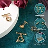  Jewelry 10 Sets 5 Styles Brass Toggle Clasps KK-PJ0001-25-5