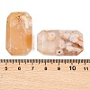 Natural Cherry Blossom Agate Pendants G-H325-03M-3