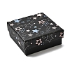 Star Print Paperboard Jewelry Gift Boxes CON-K016-01B-1