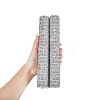 Glitter Resin Hotfix Rhinestone(Hot Melt Adhesive On The Back) DIY-GL0001-02-3