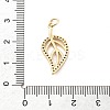 Brass Micro Pave Cubic Zirconia Pendants LS-KK-Q029-02E-G-3