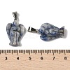 Natural Blue Spot Jasper Pendants G-B127-10P-02-4