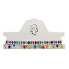 Cloth Embroidery Band with Colorful Wool Pom Pom Ball Tassel Choker Necklaces for Women FS-WG50431-02-1